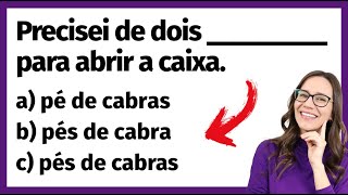 ❌ DESAFIO de PORTUGUÊS! Você domina o PLURAL das palavras? ✅