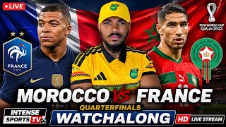 MOROCCO vs FRANCE LIVE | FIFA World Cup Quarterfinal Watchalong | HD Live Stream