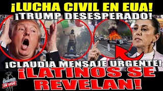 TRUMP EN PÁNICO! LUCHA CIVIL EN EUA ¡SE ACABÓ SU PRESIDENCIA!