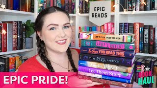 Epic Book Haul | Epic Pride featuring Nimona, Becky Albertalli & more!