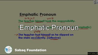 Emphatic Pronoun