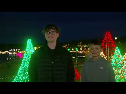 Tulsa Botanic Garden holiday light show