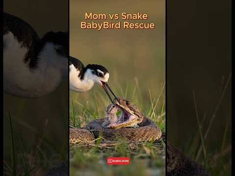 Mom vs Snake :Will She Save Her Chick?