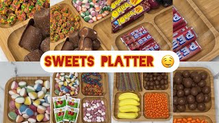 Filling Platters with Candy & Chocolate | Relaxing ASMR for Sweet Lovers 😍✨