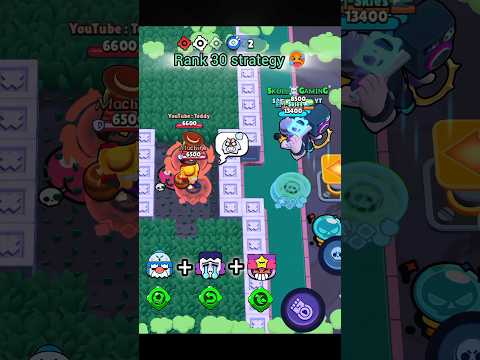 Rank 30 op tactic 💀💀 #shorts  #brawlstars #kesfet #edit