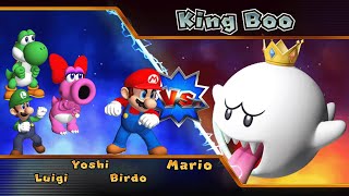 Mario Party 9 - Mario vs Luigi vs Yoshi vs Birdo - Blooper Beach