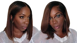 A Wig UNDER $100! UPGRADED Beginner Pre-Cut YAKI Wig NO GLUE Bleached Knots Natural Wig NADULA HAIR