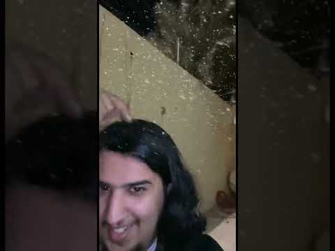 نزل ثلج في المدينة المنورة  ⛄️ 😍