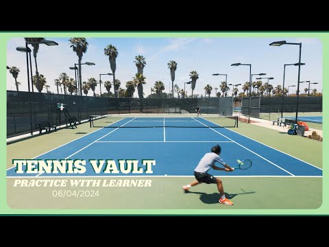 That time I practiced with ATP Top 70 Learner Tien at a 15K futures (NEW SERIES LAUNCH)