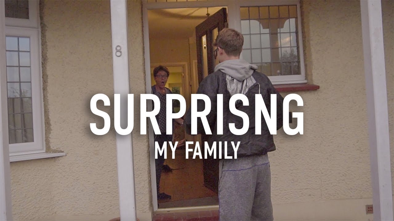 Suprising my family after 13 months from travelling - Joel Friend