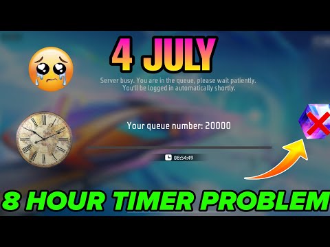 Your Queue Number Free Fire Login Problem Today | Aaj Free Fire Kitne Baje Chalega |FF Max Open Time