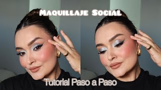 VEN A MAQUILLARTE CONMIGO | TUTORIAL PASO A PASO 🥶 #makeuptutorial
