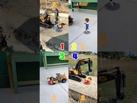 MANA PALING LUCU? YUTA DIL1NDAS ALAT BERAT RC #sakuralucu #vfx #excavator #toys #construction