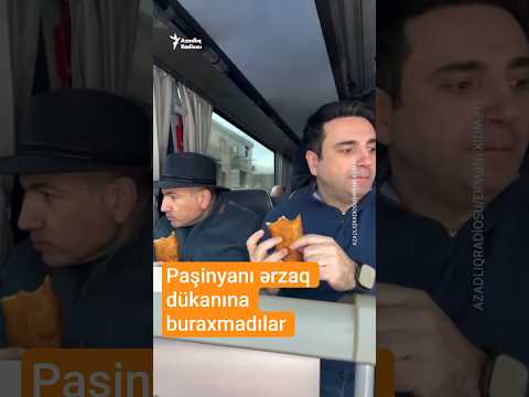 Paşinyanı ərzaq dükanına buraxmadılar: "Çıx bayıra" #shorts #shortsvideo