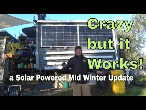 Mid Winter- The  Off Grid Power Challenge