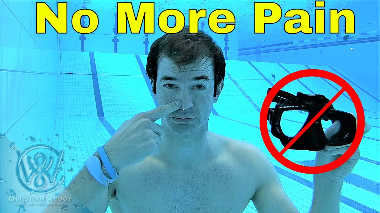 How to swim underwater without holding your nose - No more pain - Christian Wedoy