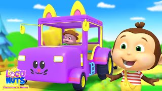 Ruote Sul Trattore E Di Più Canzone |  Del Veicolo Per Bambini - Loconuts