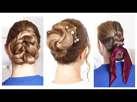 😍  EASY DIY Elegant Updos that everyone can create 😍 Hairstyle Transformations