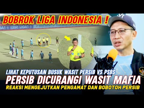 GOL PERSIB SEPERTI MILIK MESSI! PERSIB DICURANGI WASIT  VS PSBS BIKIN BOBROK LIGA 1 😮 Reaksi Bobotoh