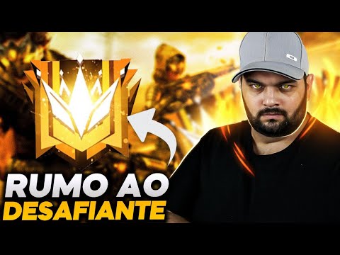 🔴RUMO A DESAFIANTE!! FREE FIRE AO VIVO!! #FreeFireFPS @GarenaFreeFireBrasil