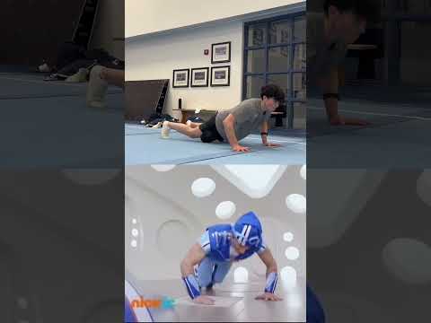 This sportacus pushup challenge is so hard 💀 #workout #sportacus #calisthenics #gym