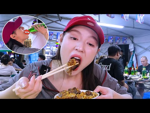 [ENG SUB] 在“烤肉之乡”齐齐哈尔发现一家宝藏家庭烤肉！谁懂大口炫肉的含金量！【张喜喜】