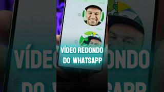 🔥Como Fazer o Famoso Vídeo Redondo no WhatsApp! 😱📱#dicas #Whatsapp #truques