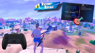 *NEW* BEST CONTROLLER SETTINGS FOR CHAPTER 7 SEASON 3 🧩🎯 | PS5 CONTROLLER GAMEPLAY | 4K 120 FPS