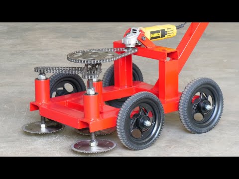 Angle Grinder HACK - How To Make A Simple Grass Cutting Machine | Diy Homemade Brush Cutter | DIY