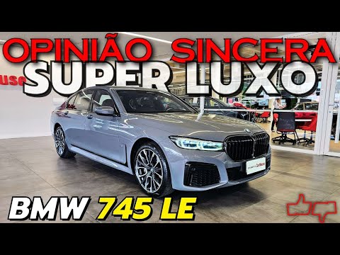 BMW 745 Le - INCRÍVEL sedan HÍBRIDO mais luxuoso e ECONÔMICO! PREÇO, consumo, PROBLEMAS. Avaliação