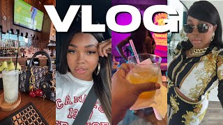 VLOG | TRYING BROW LAMINATION • DATE NIGHTS • 90s BDAY PARTY • LUNCH WITH MY SIS | Gina Jyneen