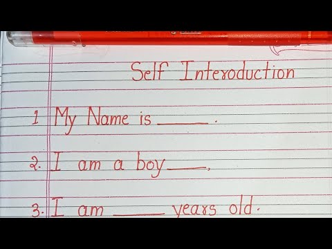 Self Introduction Essay in English। 10 Line's essay on Self Introduction। self Introduction#trending