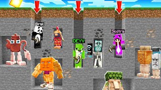 KTO WYKOPIE LEPSZEGO BRAINROTA WYGRYWA w Minecraft!