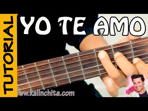 YO TE AMO  - guitarra Tutorial  - Chayanne