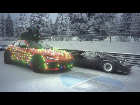 Ferrari Purosangue Ready For Christmas ! Snowy Nurburgring Nordschleife | Assetto Corsa
