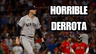 YANKEES PIERDE DE FORMA HORRIBLE VS RED SOX #yankees #mlb