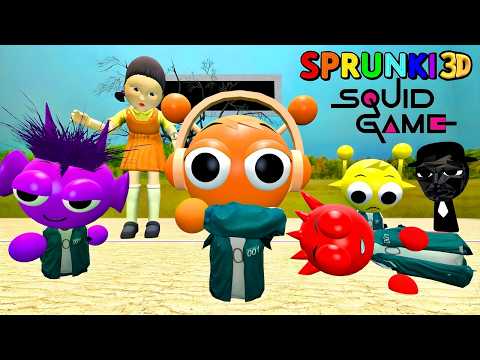 LOS SPRUNKI ENTRAN A LOS JUEGOS DEL CALAMAR 2 (SPRUNKI 3D)