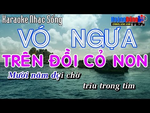 Vó ngựa trên đồi cỏ non – Karaoke nhạc sống cha cha cha