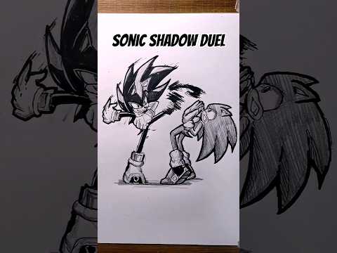 compilaton character sonic #shorts #sonic #drawing #art #sonicthehedgehog #shadow #knukles