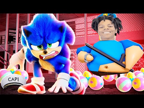 SONIC vs IShowSpeed PRISON RUN in ROBLOX || Escape From the Prison of IShowSpeed