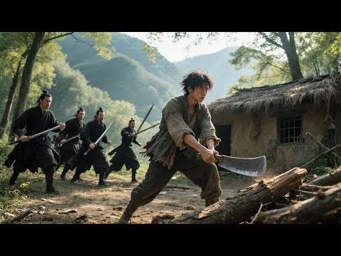 功夫電影！鄉下砍柴的小夥竟是天生神力的戰神！  💥 #中国电视剧 #KungFu #Martial Arts Movies