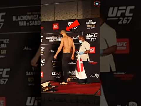 He Tried to Cheat the UFC Weigh-In || UFC Fighter Trick Exposed! 😵 (🎥_@ufc) #shorts #viralvideo