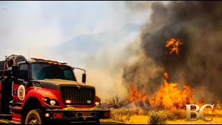 Urgent: "California wildfire explodes over 72,000 acres, air quality alerts"