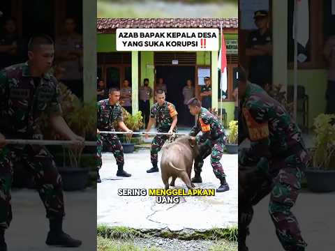 Azab bapak kepala desa yang suka korupsi‼️#shortvideo #tni #tentara #shortsfeed