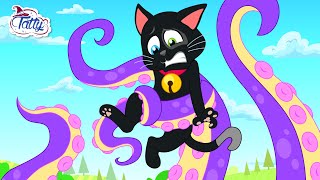 A gato Misifu no papel principal!🐈‍⬛ As hilárias aventuras de Tatty e Misifu! Desenho animado