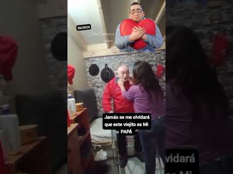 HIJA CUIDA A SU PAPÁ CON ALZHEIMER y le dice QUE LO AMA