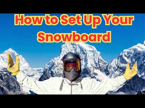 How to Set Up Your Snowboard // Static Indoor Snowboarding