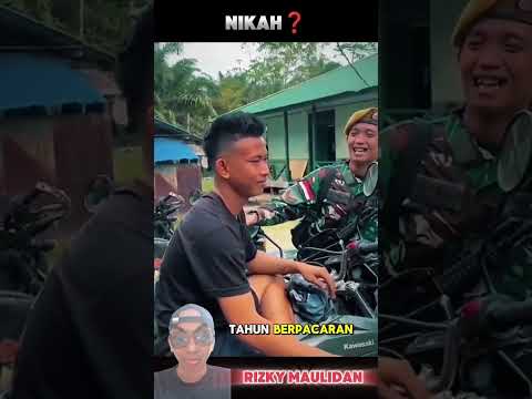 di tinggal nikah karna jadi tni