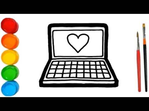 Bolalar uchun Kompiyuter rasm chizish /Drawing Computer for children /Рисование Компьютер для детей