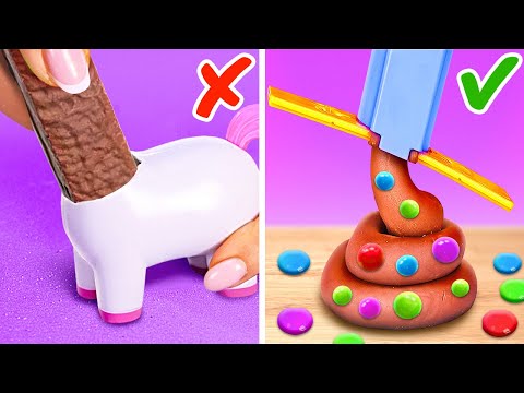 Unicorn Chocolate Candy 🦄 Yummy Treats and Cool Fidgets